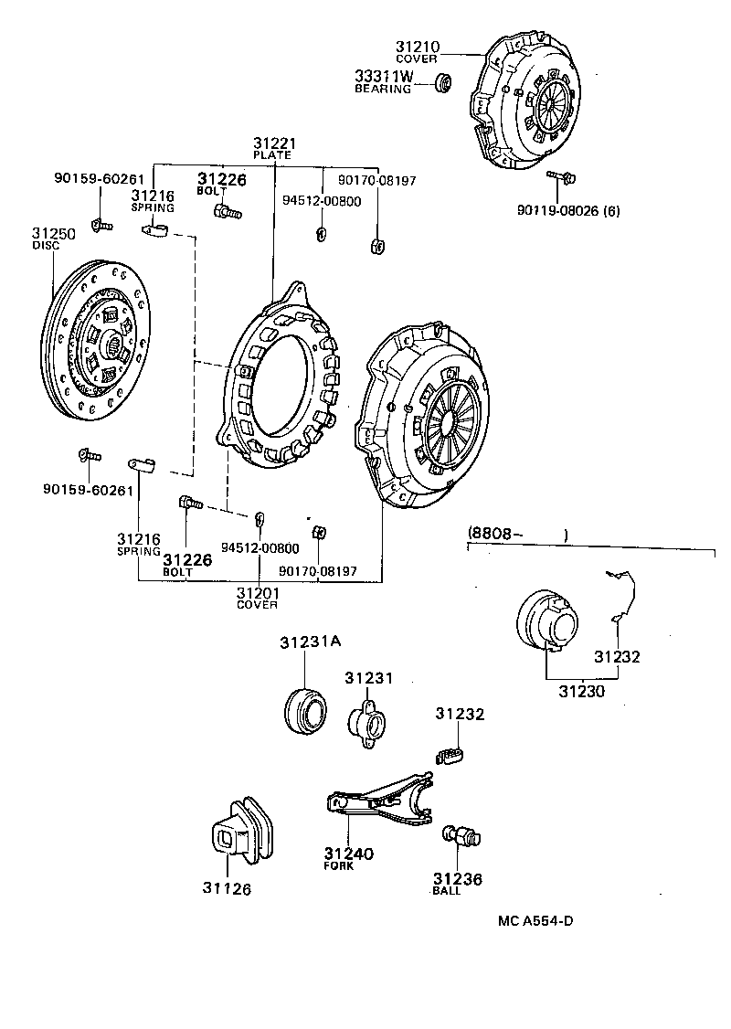  HILUX |  CLUTCH RELEASE FORK