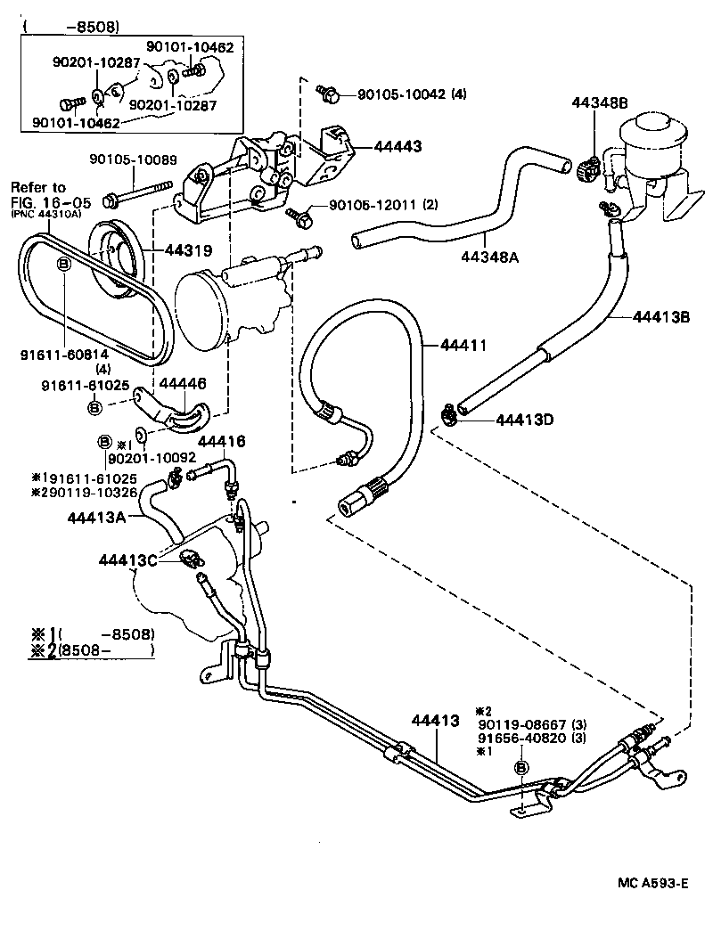  HILUX |  POWER STEERING TUBE