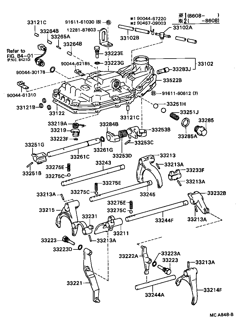  BLIZZARD |  GEAR SHIFT FORK LEVER SHAFT MTM