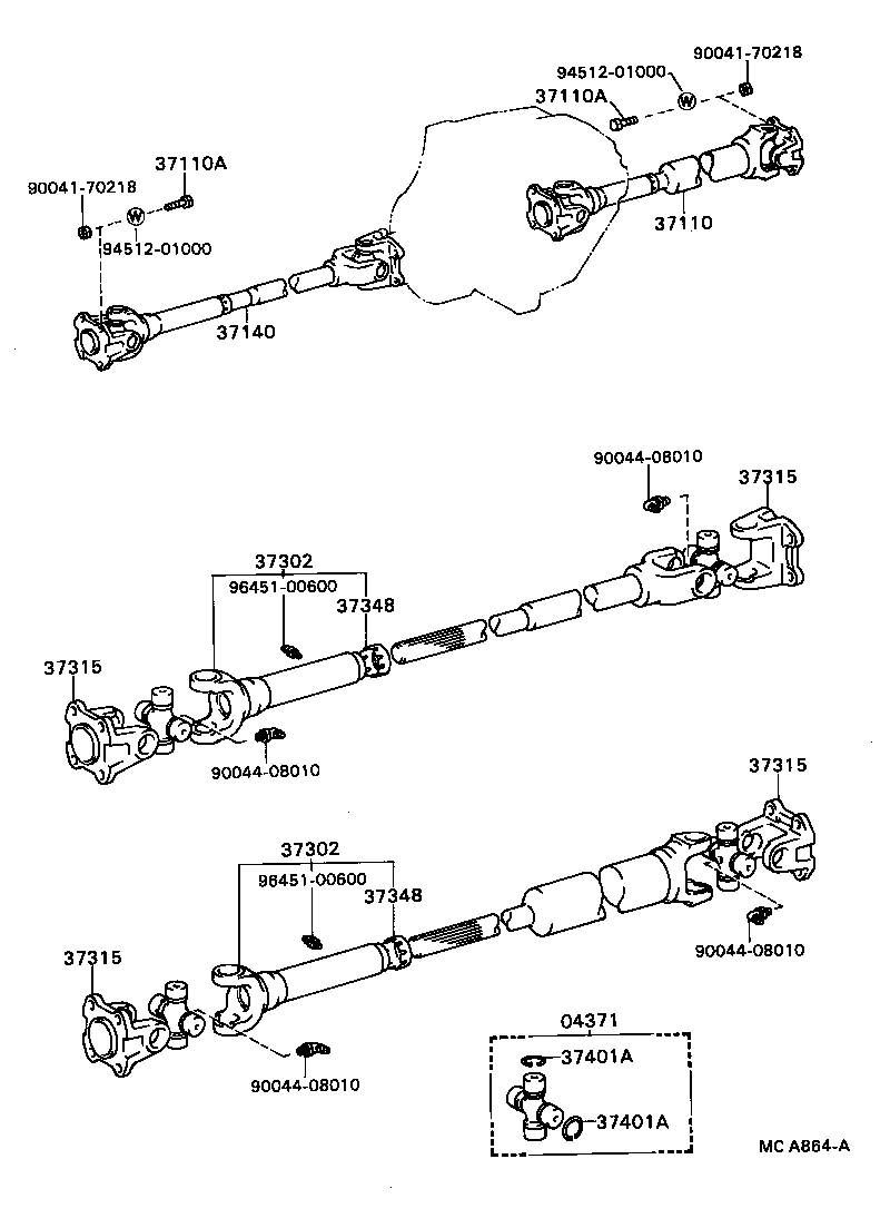  BLIZZARD |  PROPELLER SHAFT UNIVERSAL JOINT