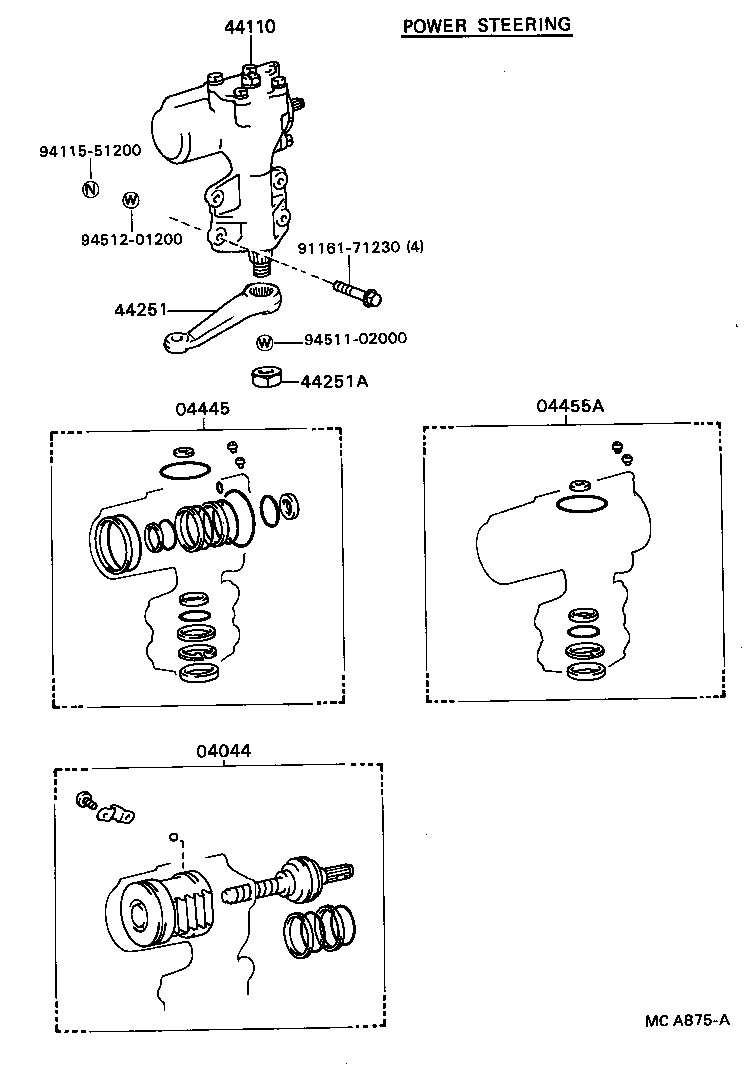  BLIZZARD |  FRONT STEERING GEAR LINK