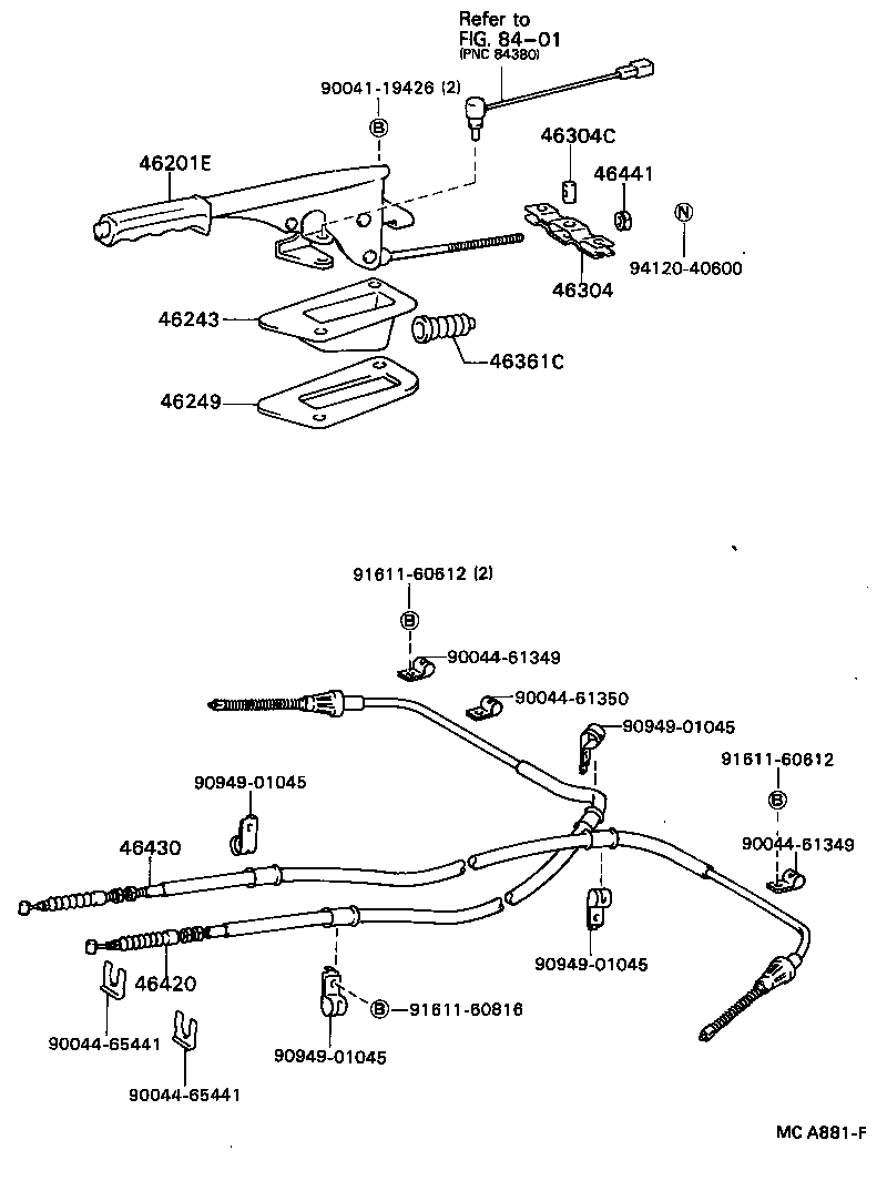  BLIZZARD |  PARKING BRAKE CABLE