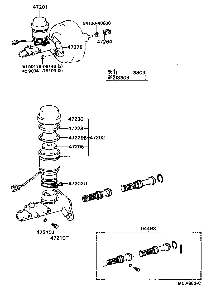  BLIZZARD |  BRAKE MASTER CYLINDER