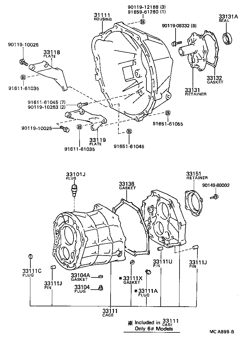  HILUX |  CLUTCH HOUSING TRANSMISSION CASE MTM