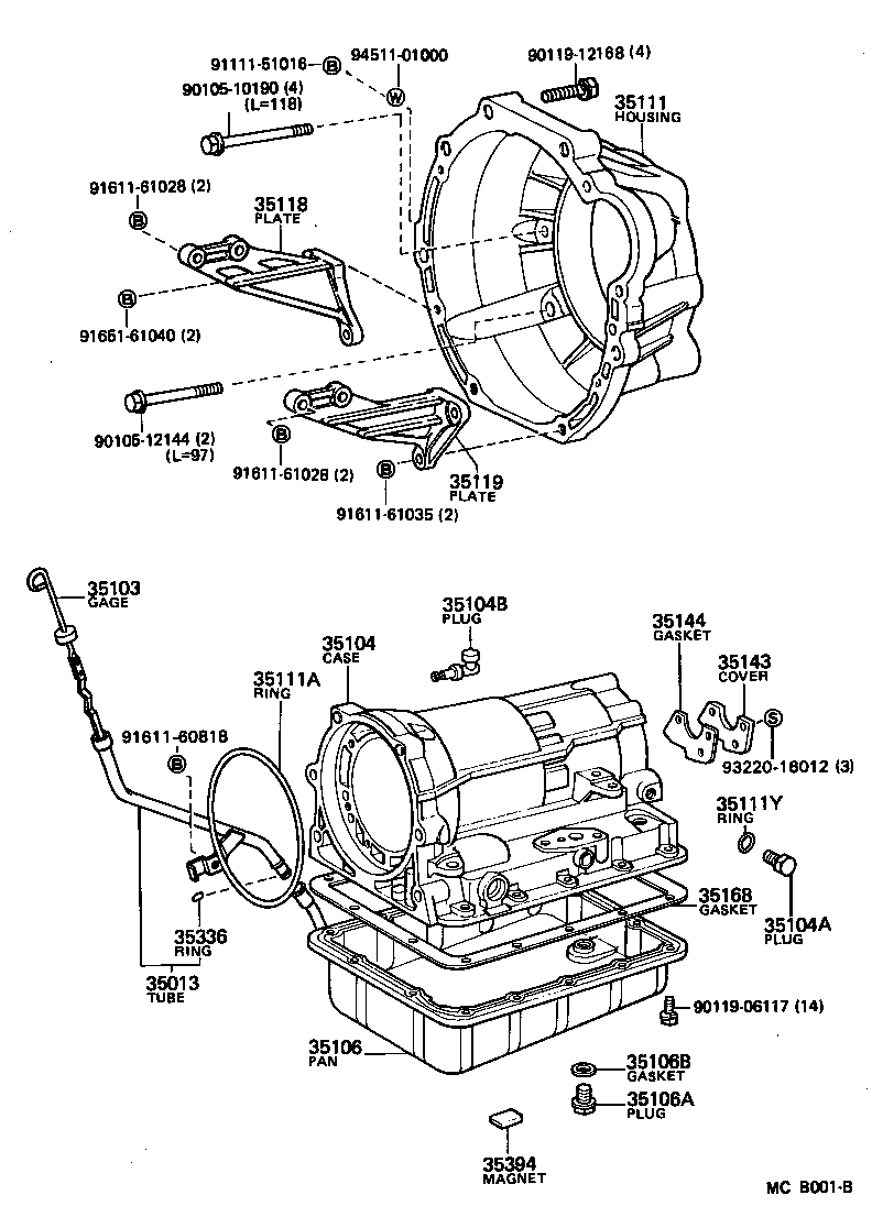  MARK 2 |  TRANSMISSION CASE OIL PAN ATM
