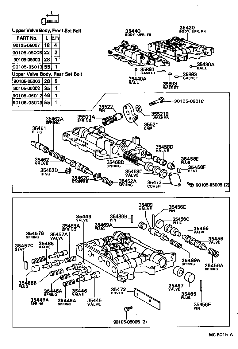  MARK 2 |  VALVE BODY OIL STRAINER ATM