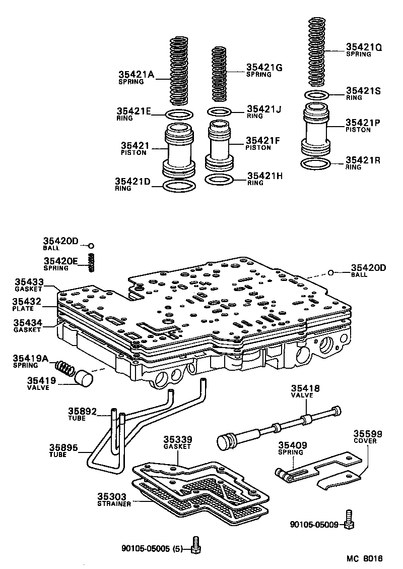  MARK 2 |  VALVE BODY OIL STRAINER ATM