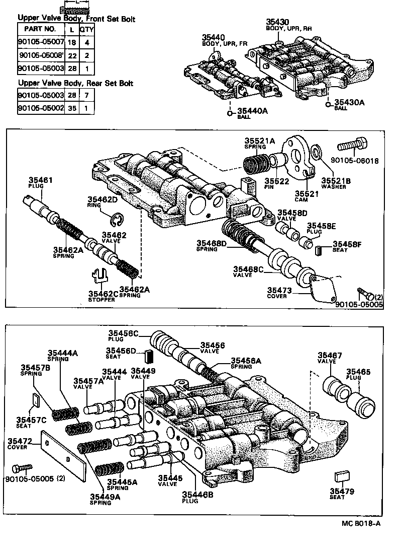 MARK 2 |  VALVE BODY OIL STRAINER ATM
