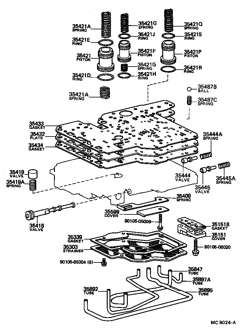  MARK 2 |  VALVE BODY OIL STRAINER ATM