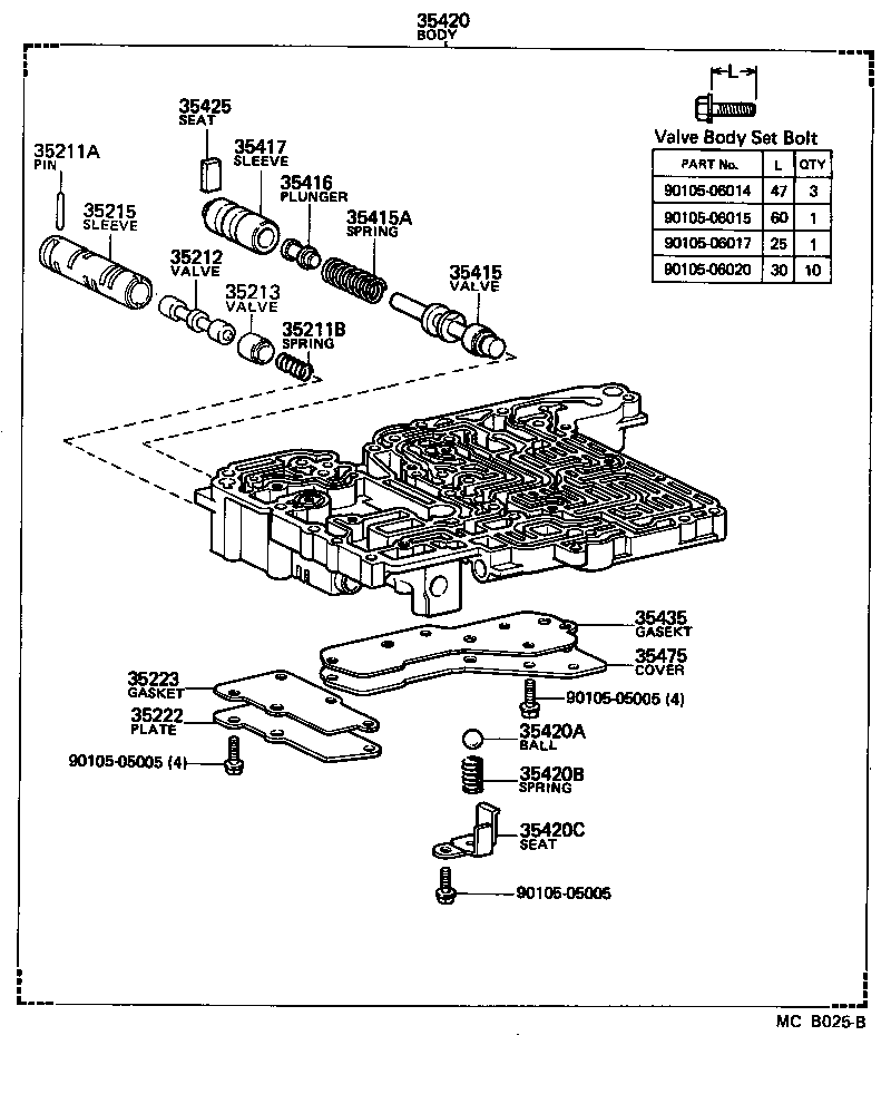  MARK 2 |  VALVE BODY OIL STRAINER ATM