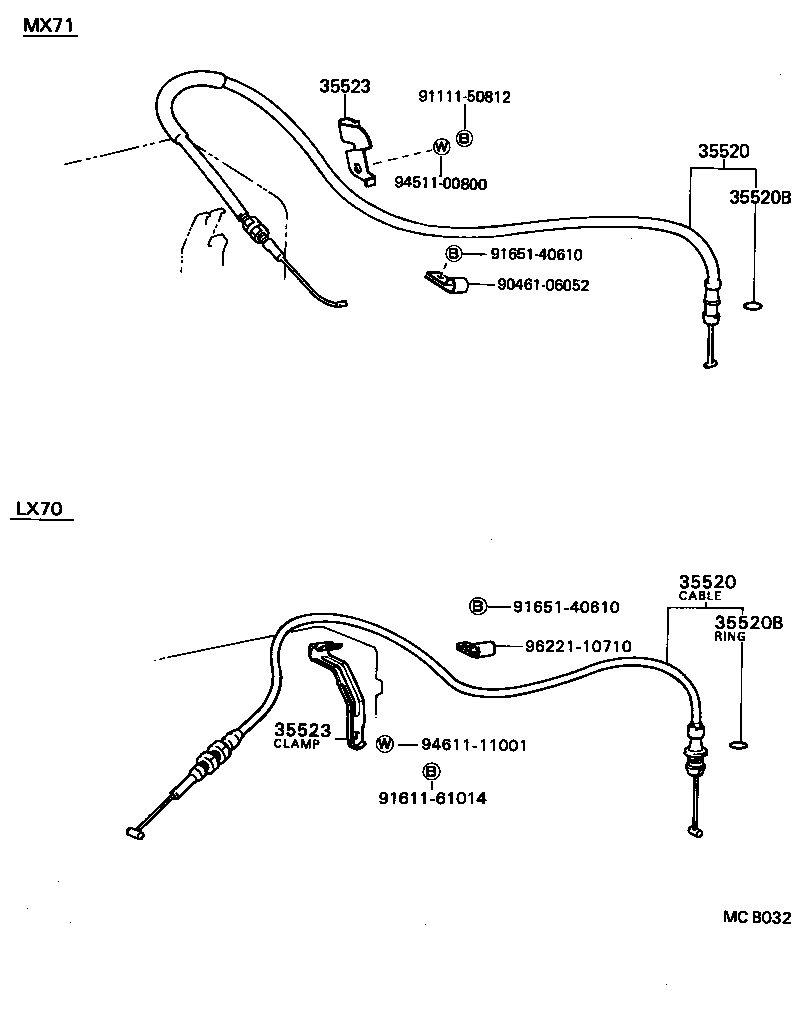  MARK 2 |  THROTTLE LINK VALVE LEVER ATM