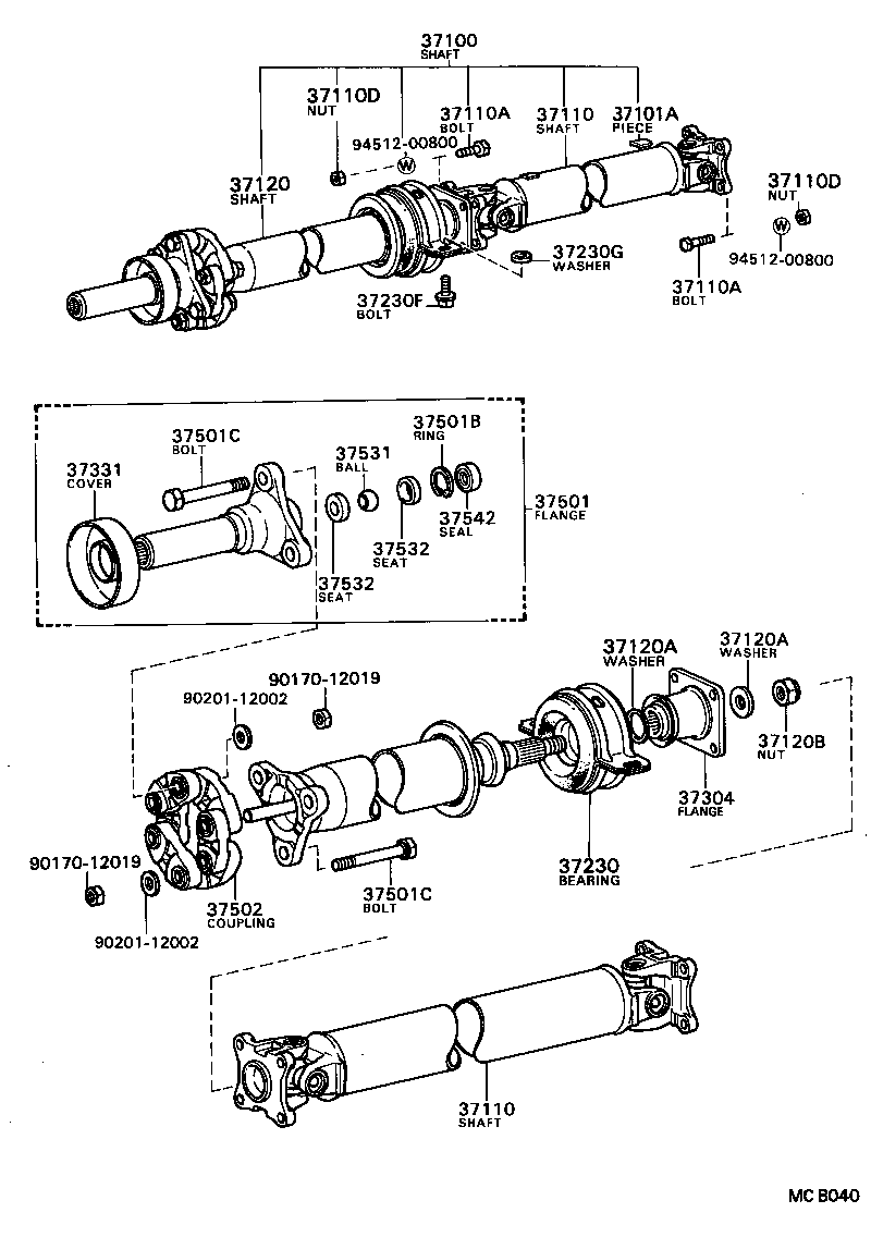  MARK 2 |  PROPELLER SHAFT UNIVERSAL JOINT