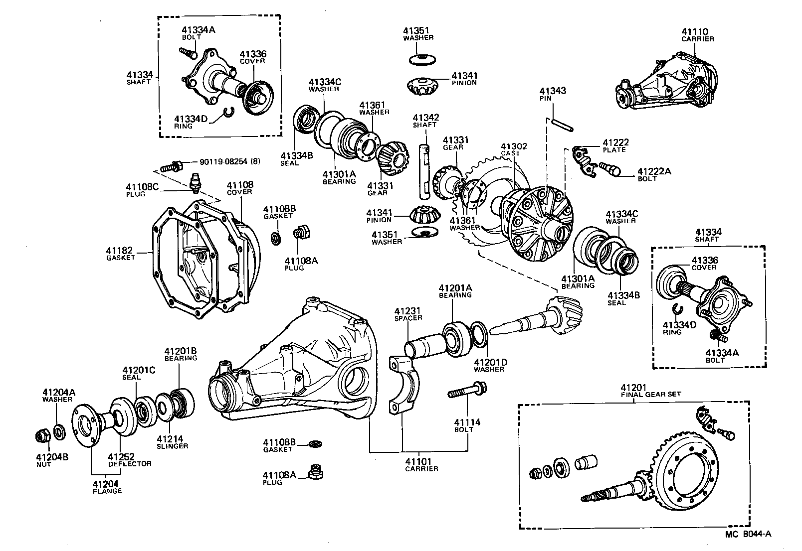  MARK 2 |  REAR AXLE HOUSING DIFFERENTIAL