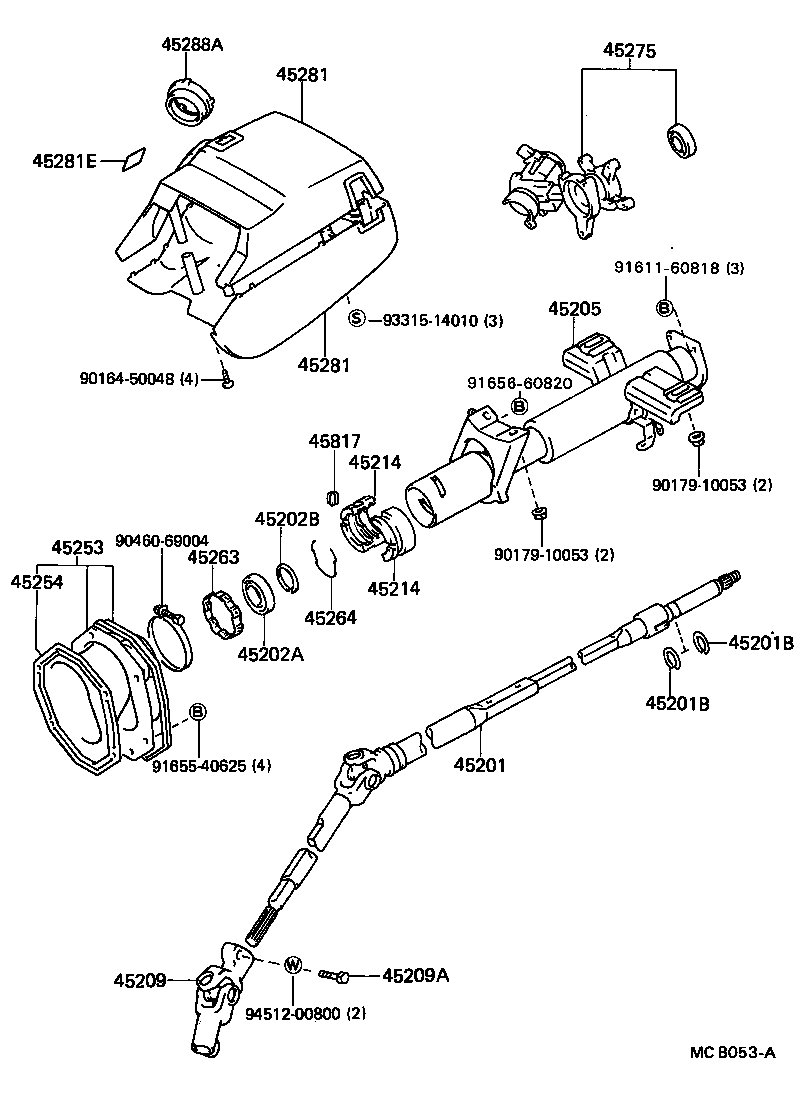  MARK 2 |  STEERING COLUMN SHAFT