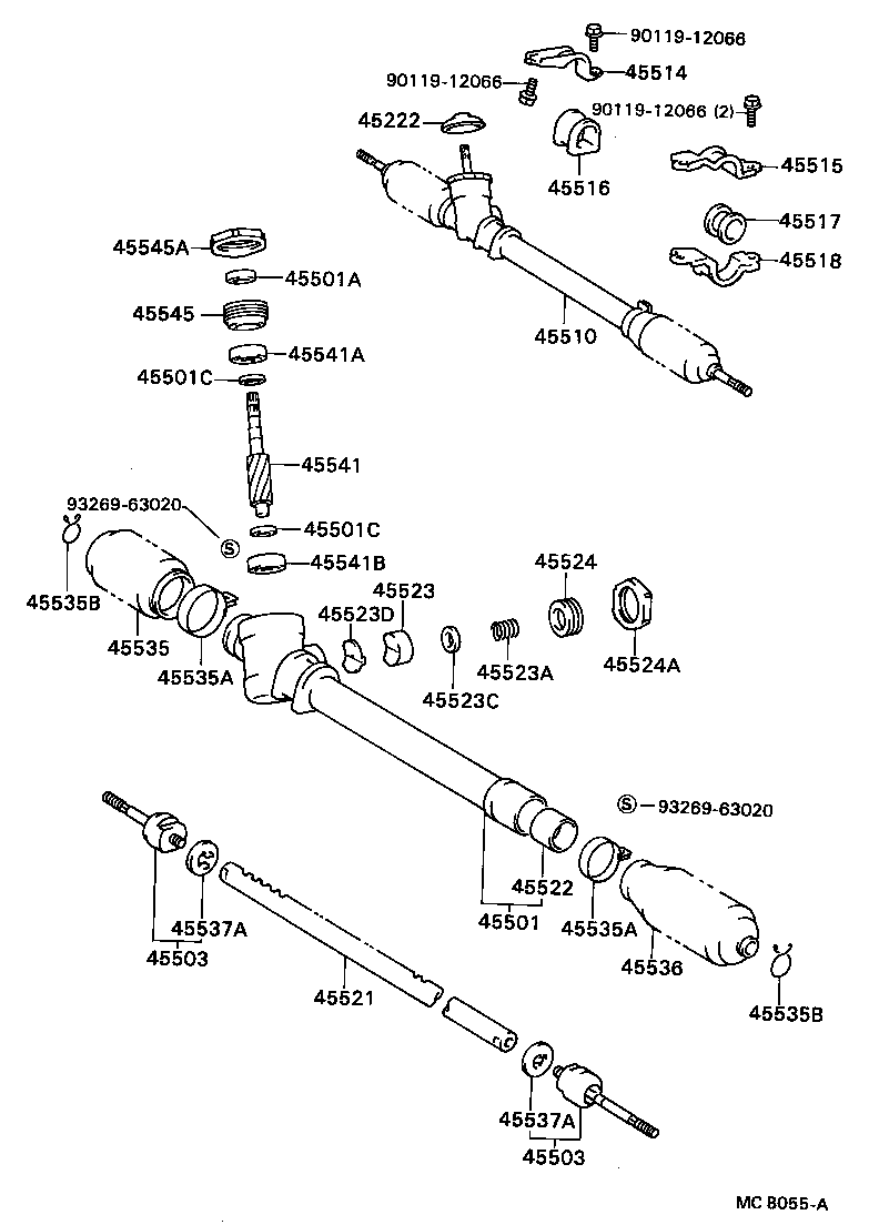  MARK 2 |  FRONT STEERING GEAR LINK