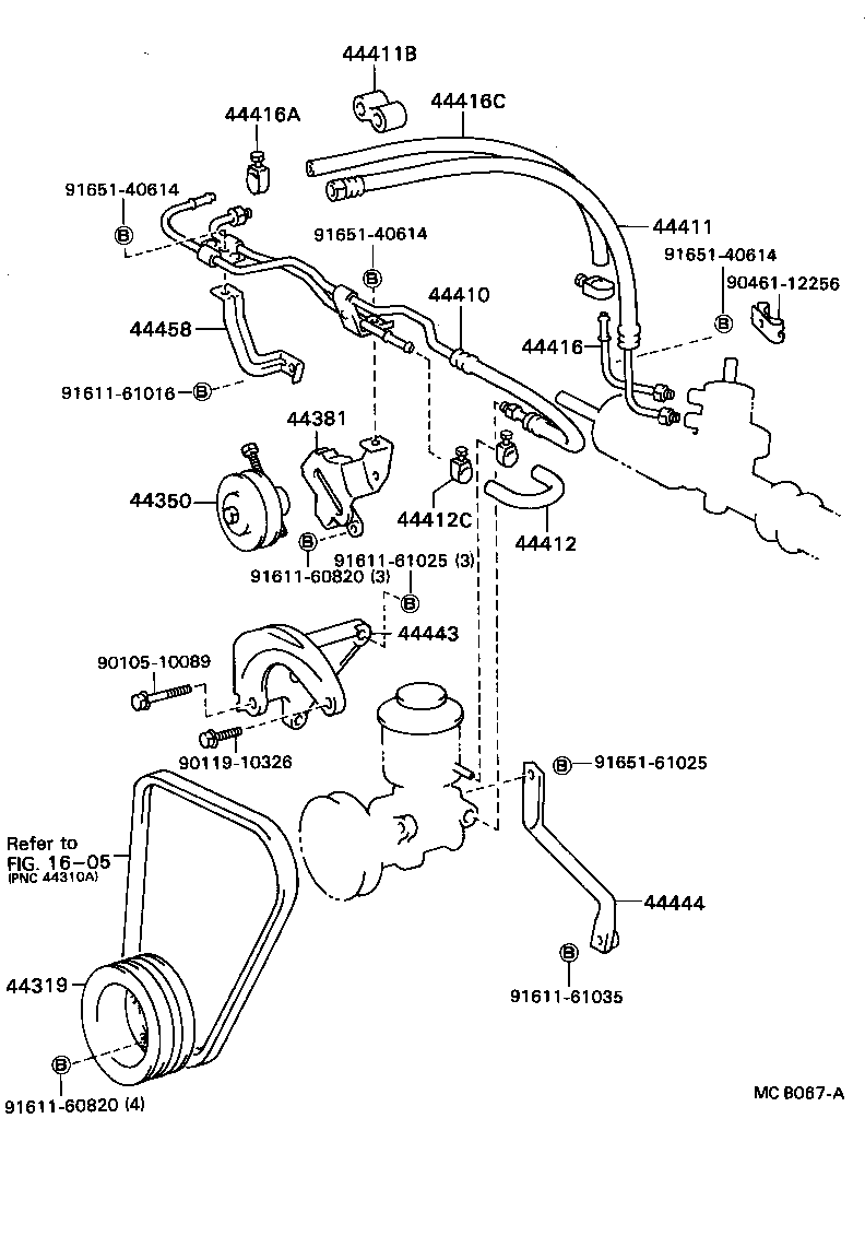  MARK 2 |  POWER STEERING TUBE