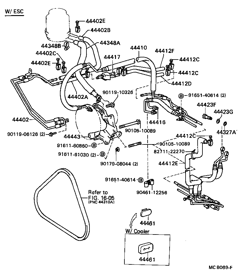  MARK 2 |  POWER STEERING TUBE