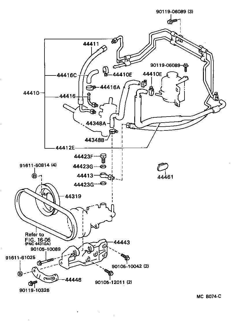  MARK 2 |  POWER STEERING TUBE