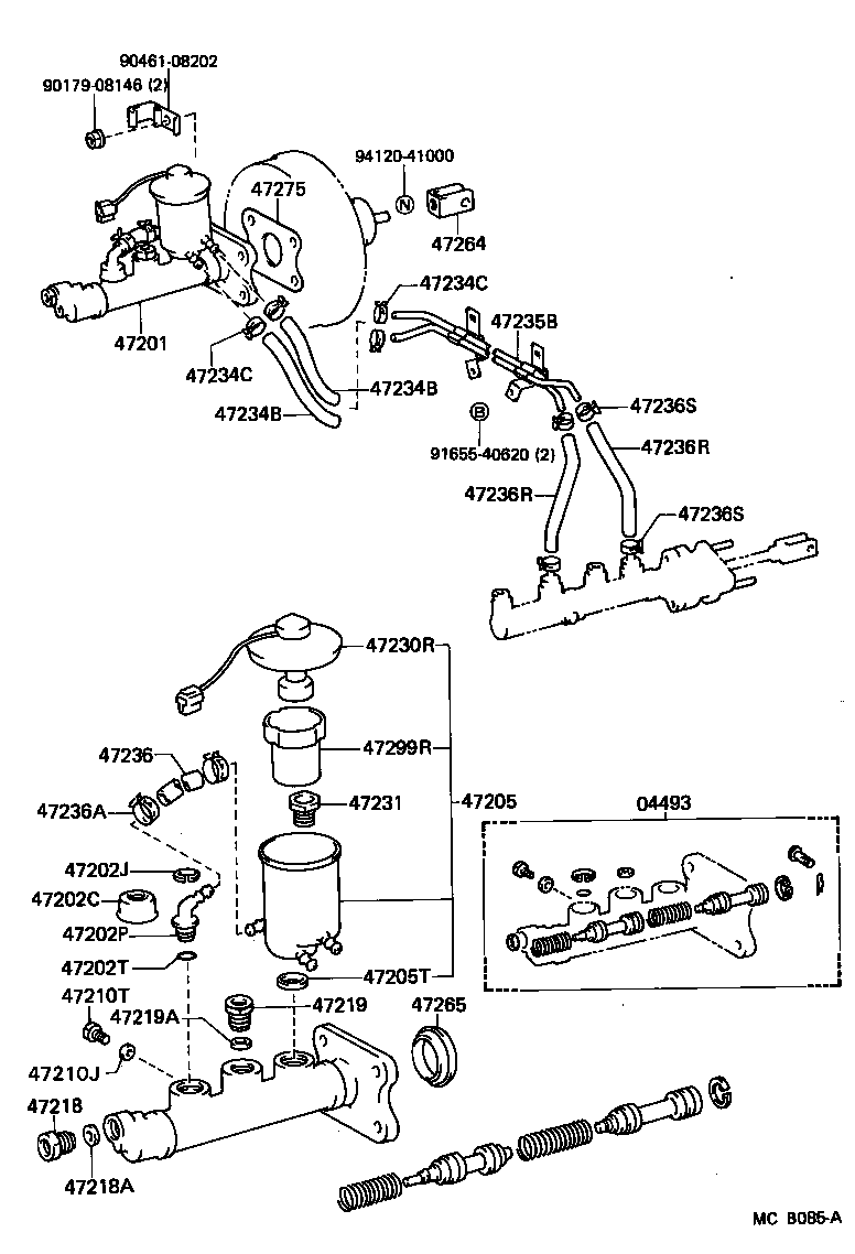  MARK 2 |  BRAKE MASTER CYLINDER