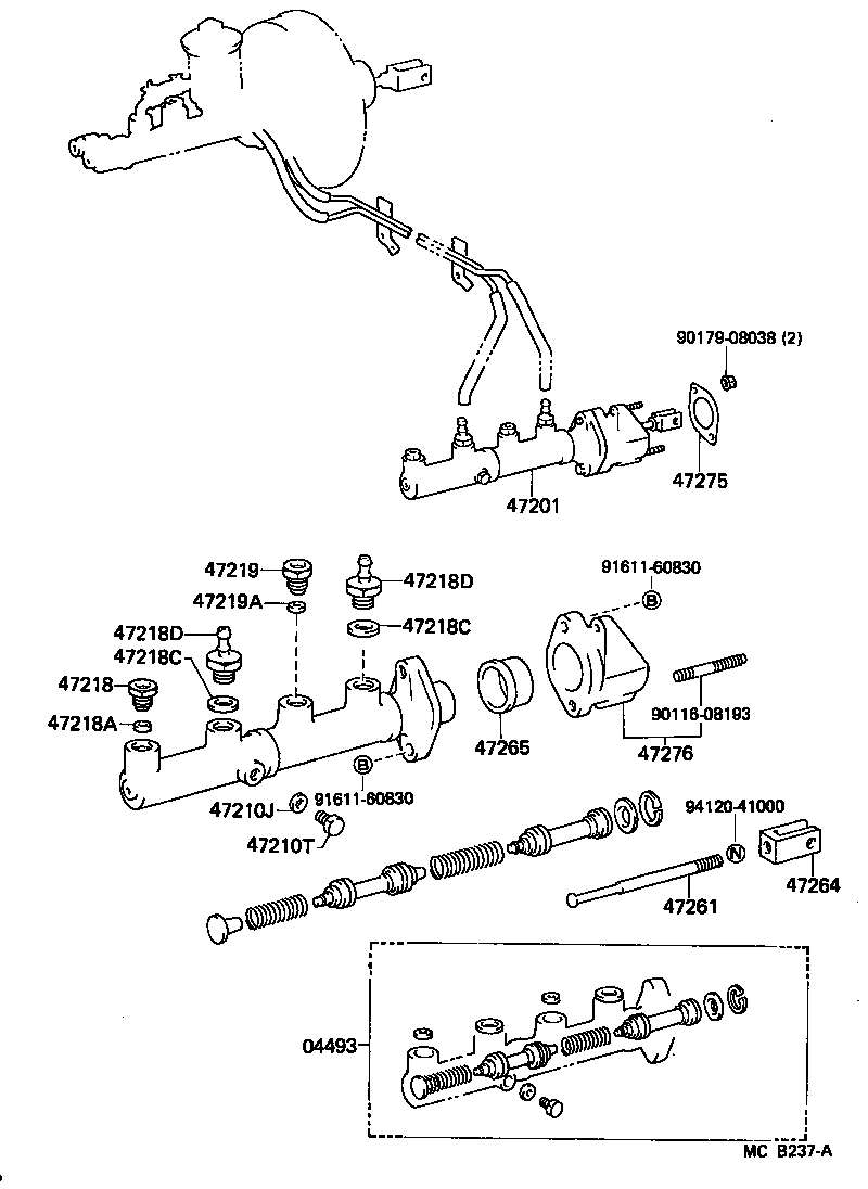  CRESTA |  BRAKE MASTER CYLINDER
