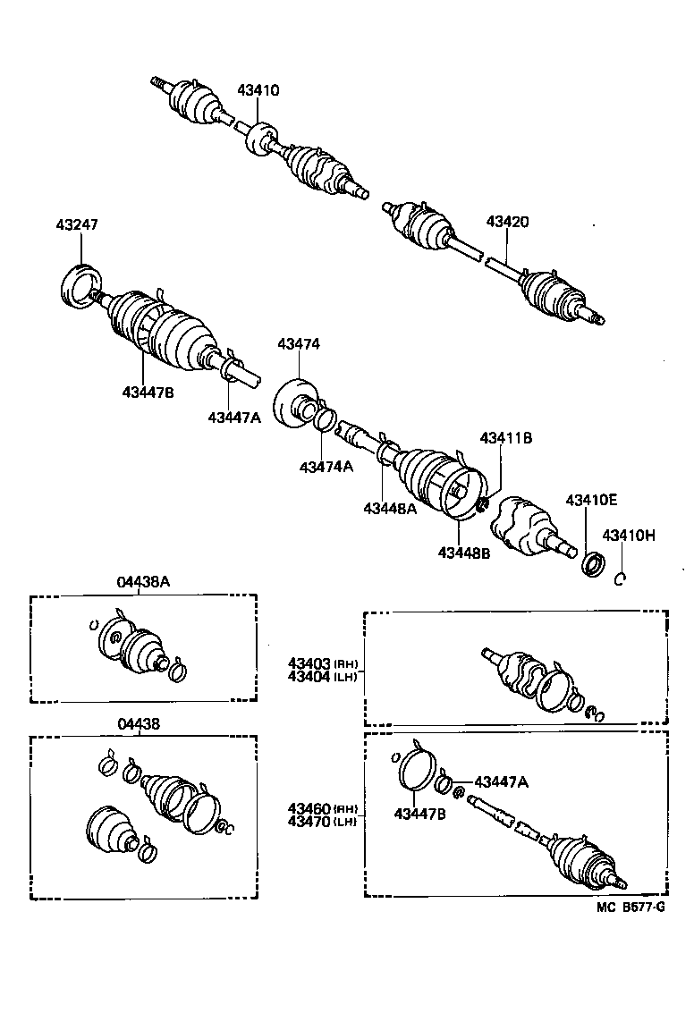  STARLET |  FRONT DRIVE SHAFT