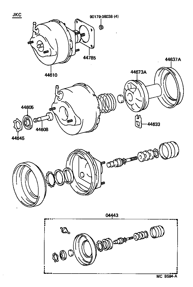  STARLET |  BRAKE BOOSTER VACUUM TUBE