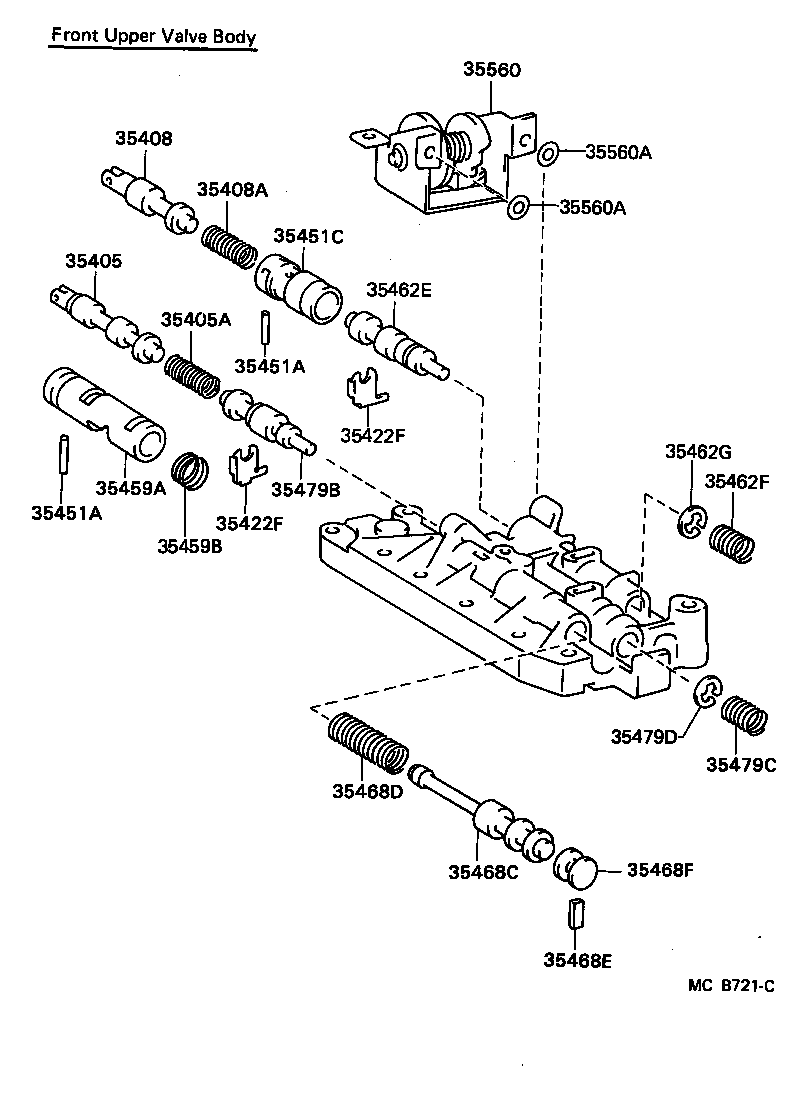  LAND CRUISER S T H T |  VALVE BODY OIL STRAINER ATM