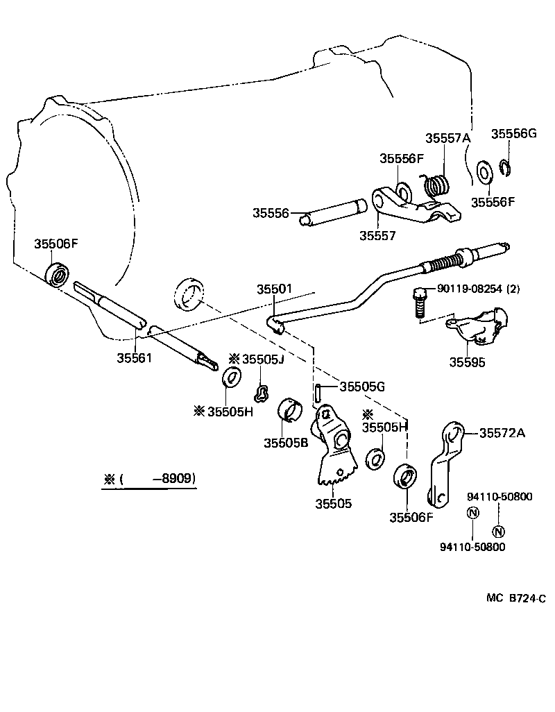  LAND CRUISER S T H T |  THROTTLE LINK VALVE LEVER ATM