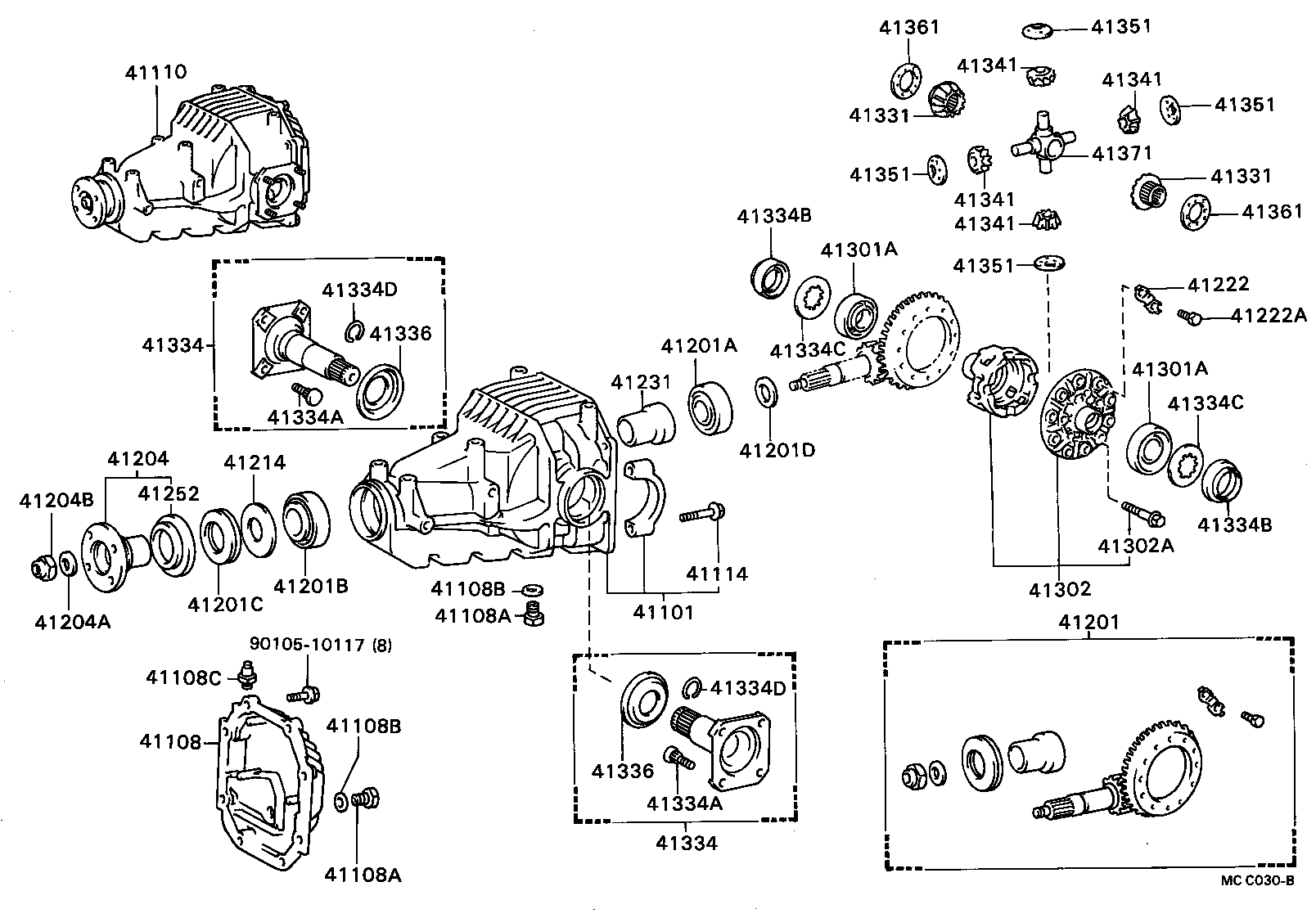  MARK 2 |  REAR AXLE HOUSING DIFFERENTIAL