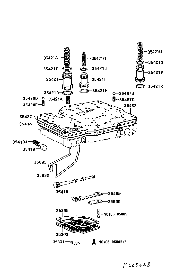  HIACE TRUCK |  VALVE BODY OIL STRAINER ATM
