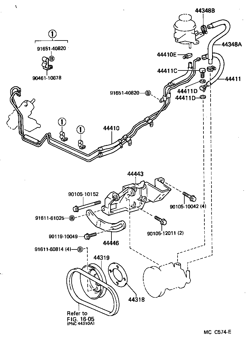  HIACE QUICK DELIVERY |  POWER STEERING TUBE