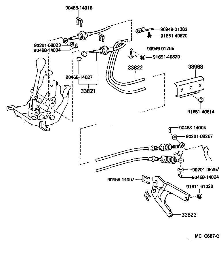  LITEACE VAN WAGON |  SHIFT LEVER RETAINER