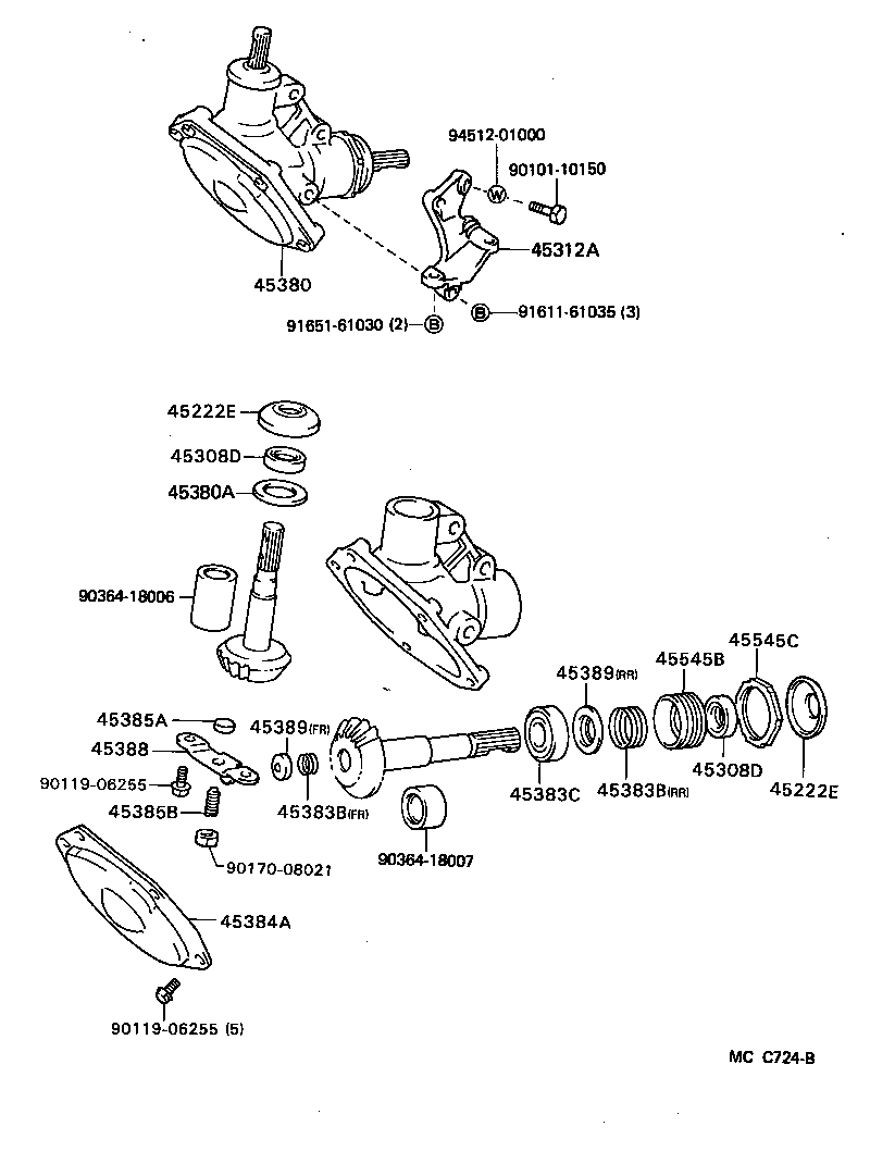  LITEACE VAN WAGON |  STEERING COLUMN SHAFT