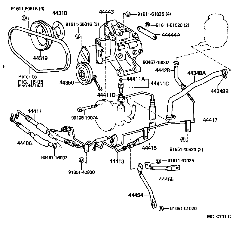  LITEACE VAN WAGON |  POWER STEERING TUBE