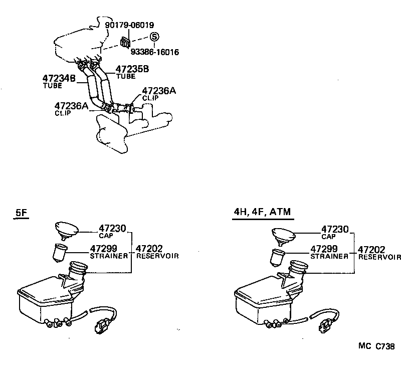  LITEACE VAN WAGON |  BRAKE MASTER CYLINDER