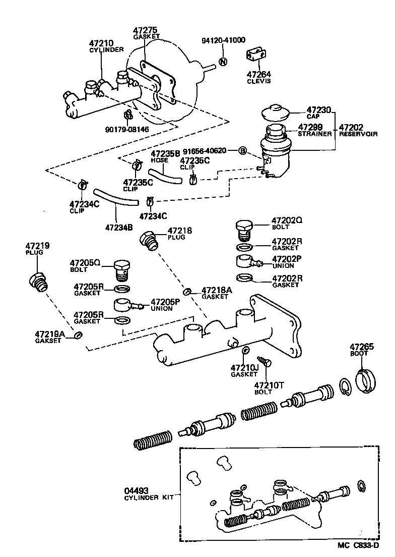  HIACE QUICK DELIVERY |  BRAKE MASTER CYLINDER