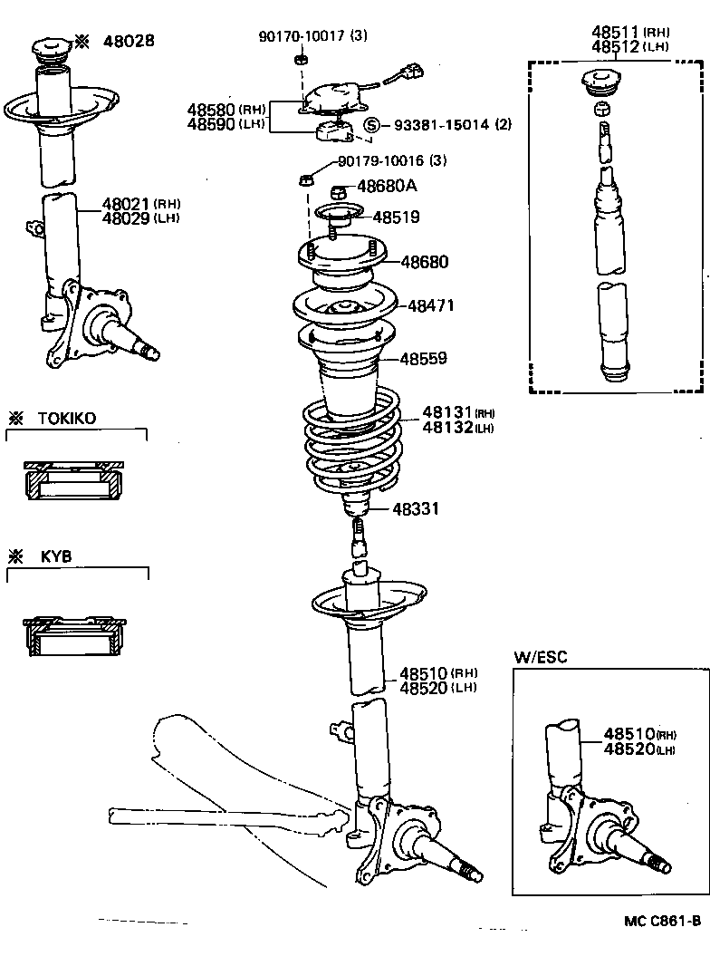  MARK 2 |  FRONT SPRING SHOCK ABSORBER