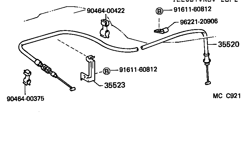  LAND CRUISER S T H T |  THROTTLE LINK VALVE LEVER ATM