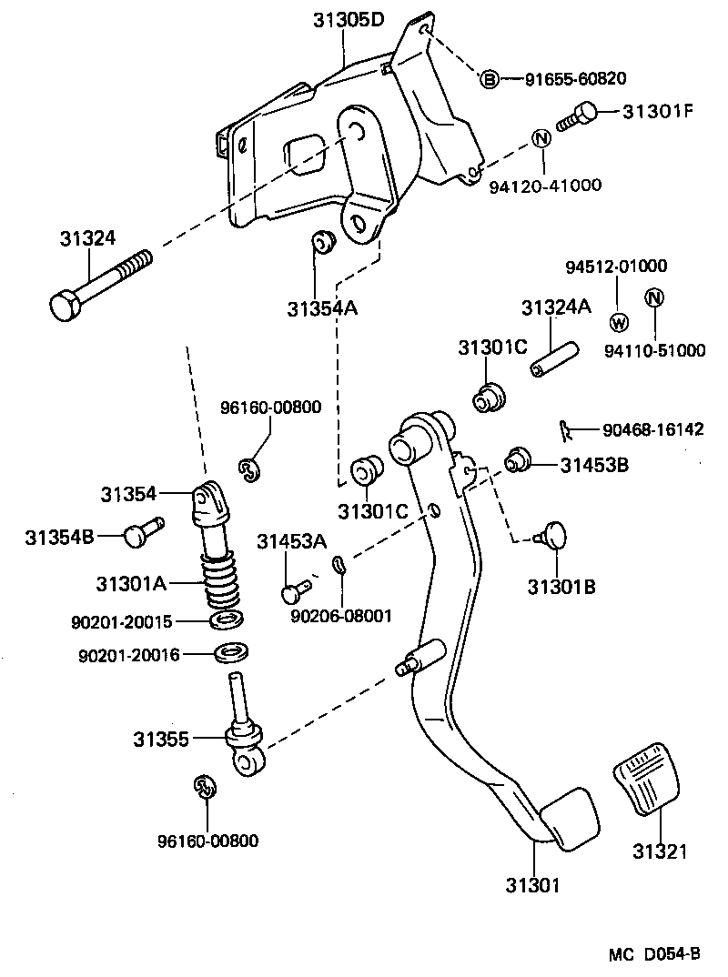  SUPRA |  CLUTCH PEDAL FLEXIBLE HOSE