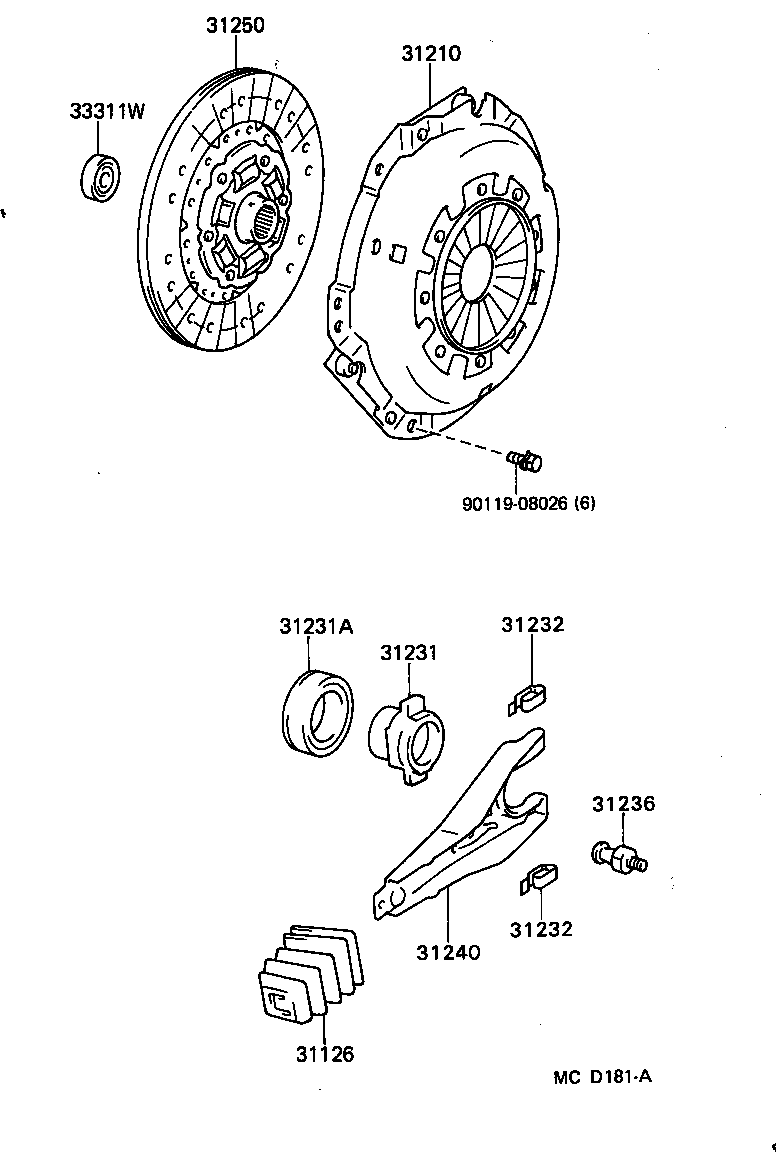  SUPRA |  CLUTCH RELEASE FORK