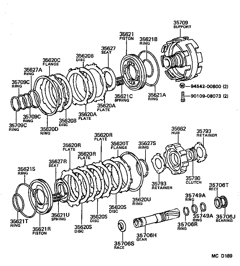  SUPRA |  CENTER SUPPORT PLANETARY SUN GEAR ATM