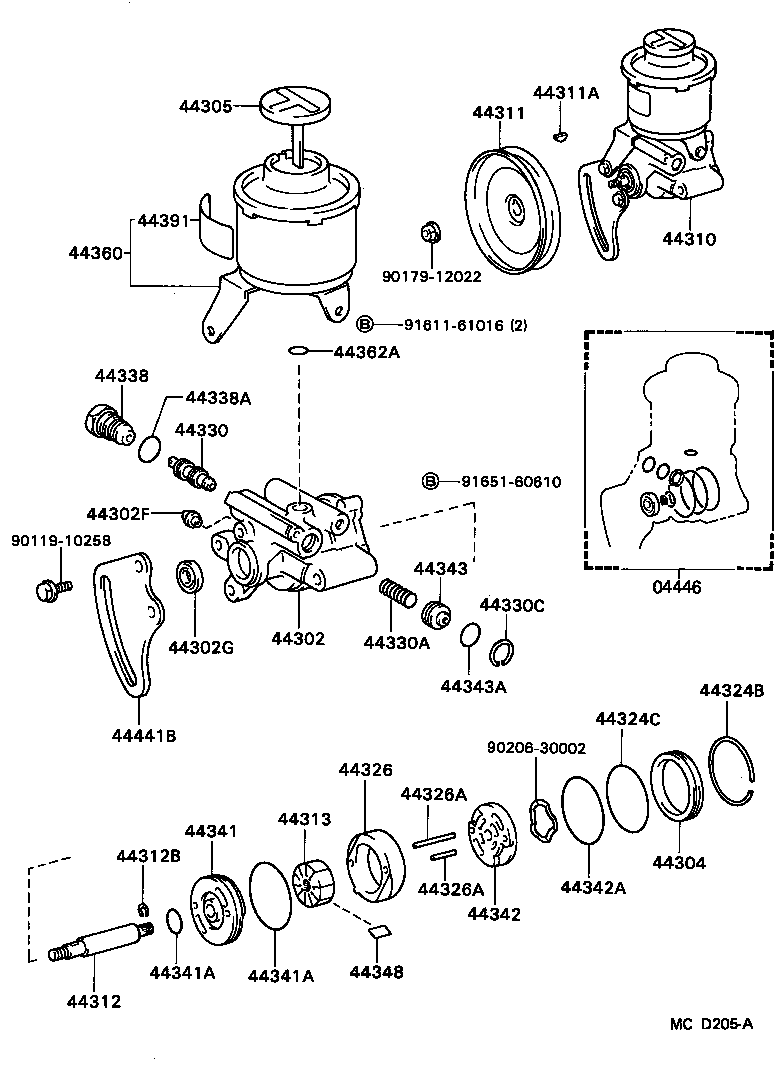  SUPRA |  VANE PUMP RESERVOIR POWER STEERING