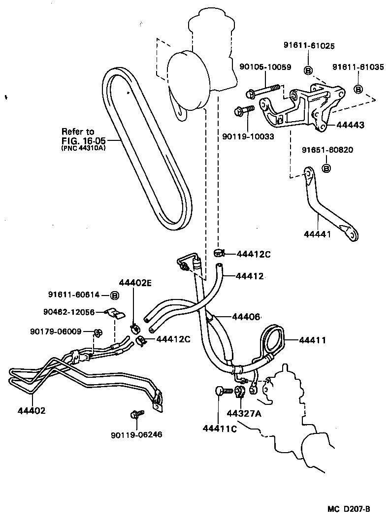  SUPRA |  POWER STEERING TUBE