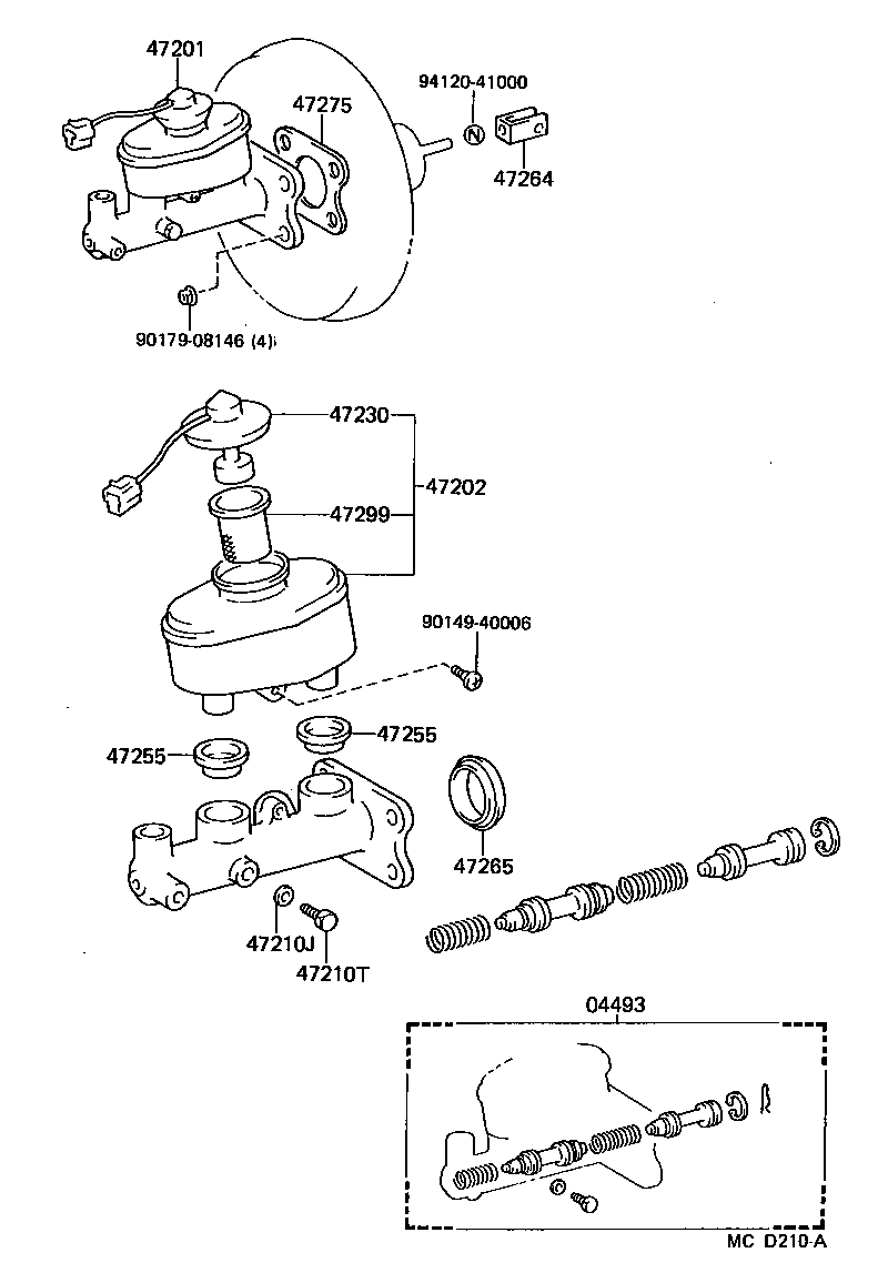  SUPRA |  BRAKE MASTER CYLINDER