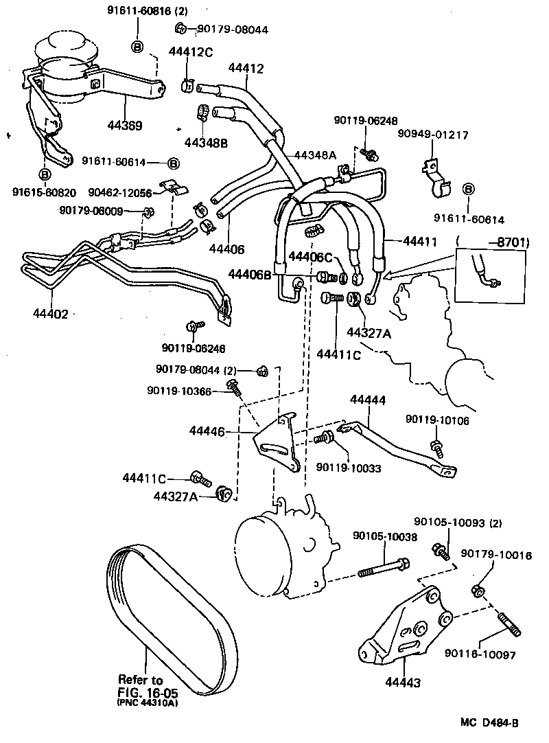  SUPRA |  POWER STEERING TUBE