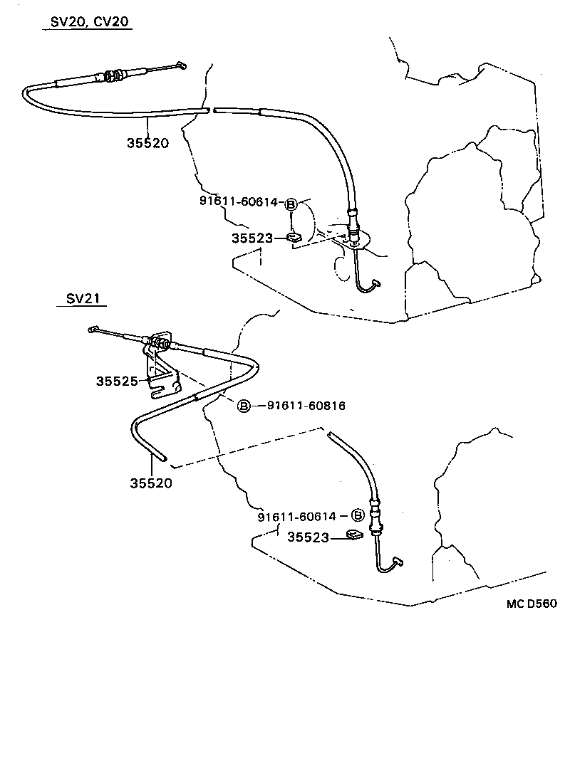  CAMRY VISTA |  THROTTLE LINK VALVE LEVER ATM