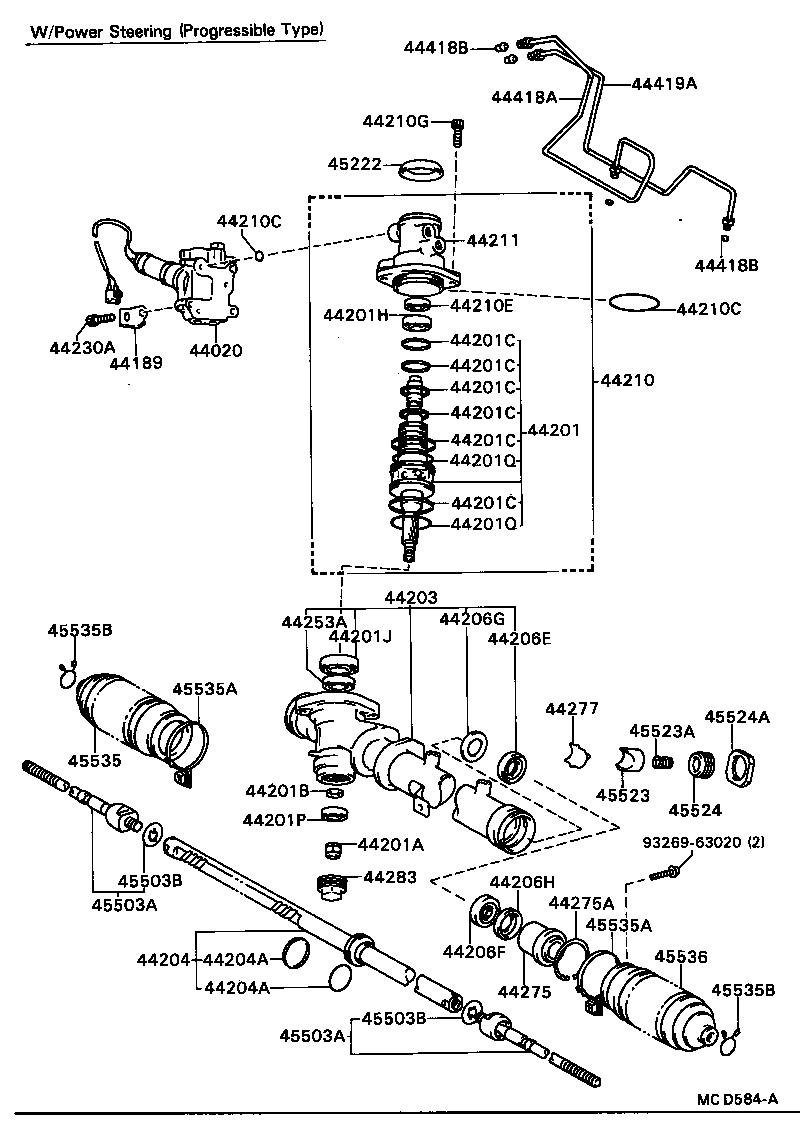  CAMRY VISTA |  FRONT STEERING GEAR LINK