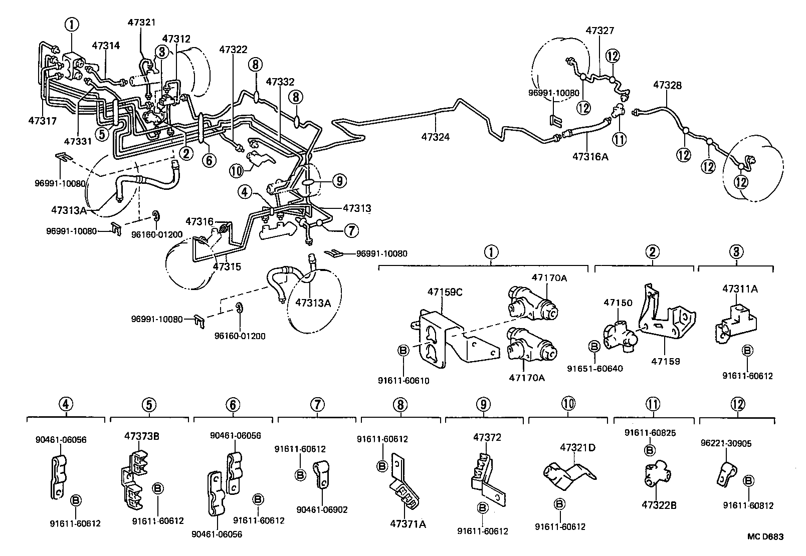  MARK 2 |  BRAKE TUBE CLAMP
