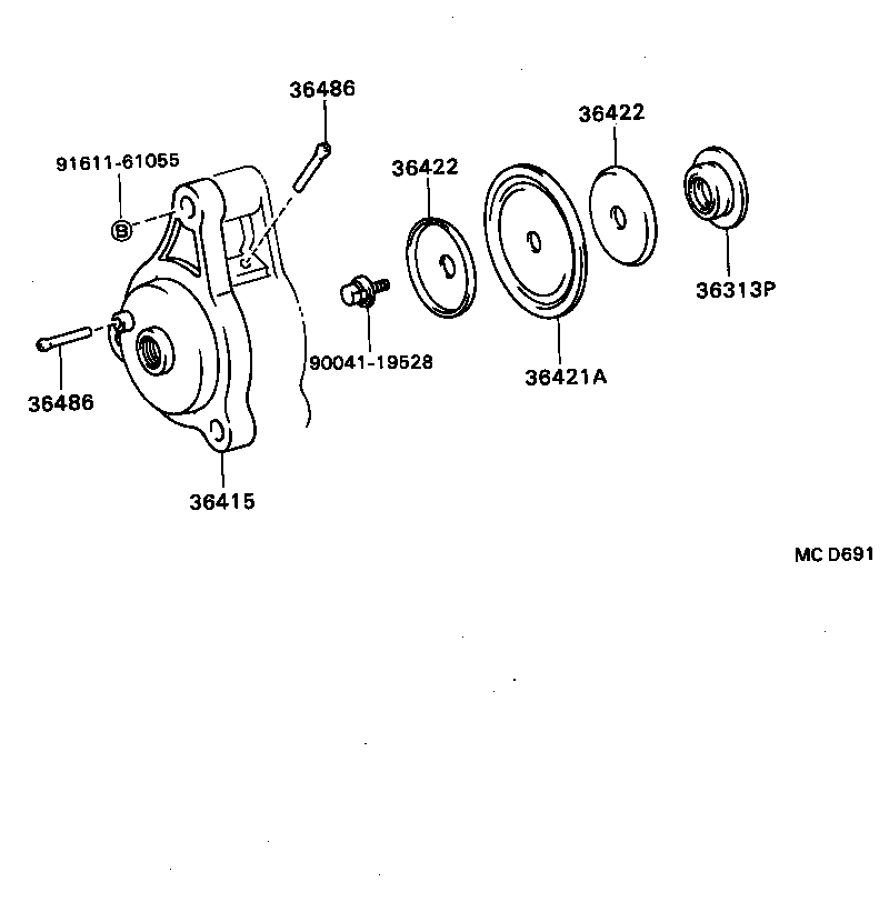  BLIZZARD |  DIAPHRAGM CYLINDER TRANSFER VACUUM ACTUATOR