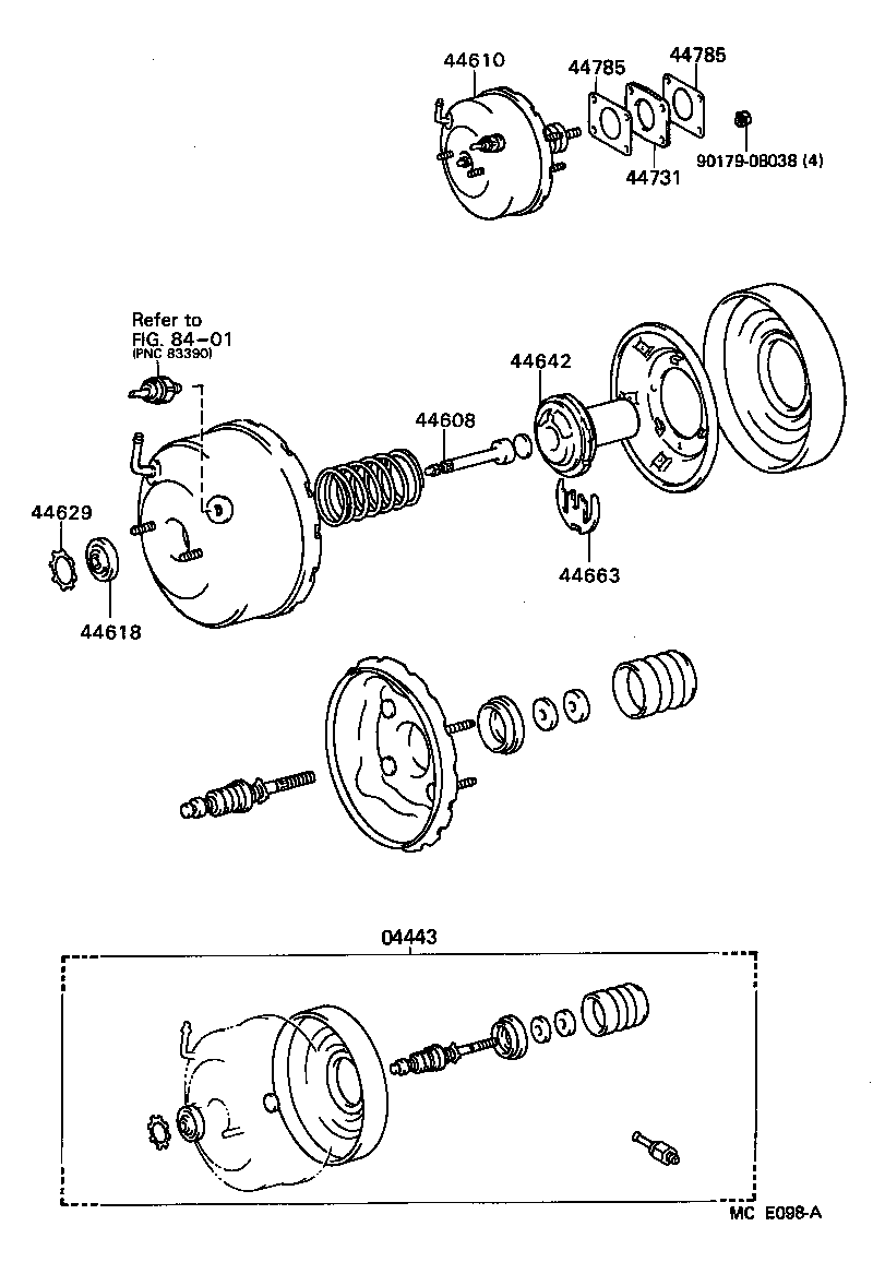  STARLET |  BRAKE BOOSTER VACUUM TUBE